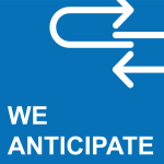 We anticipate