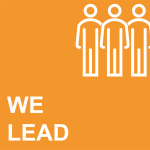 We lead